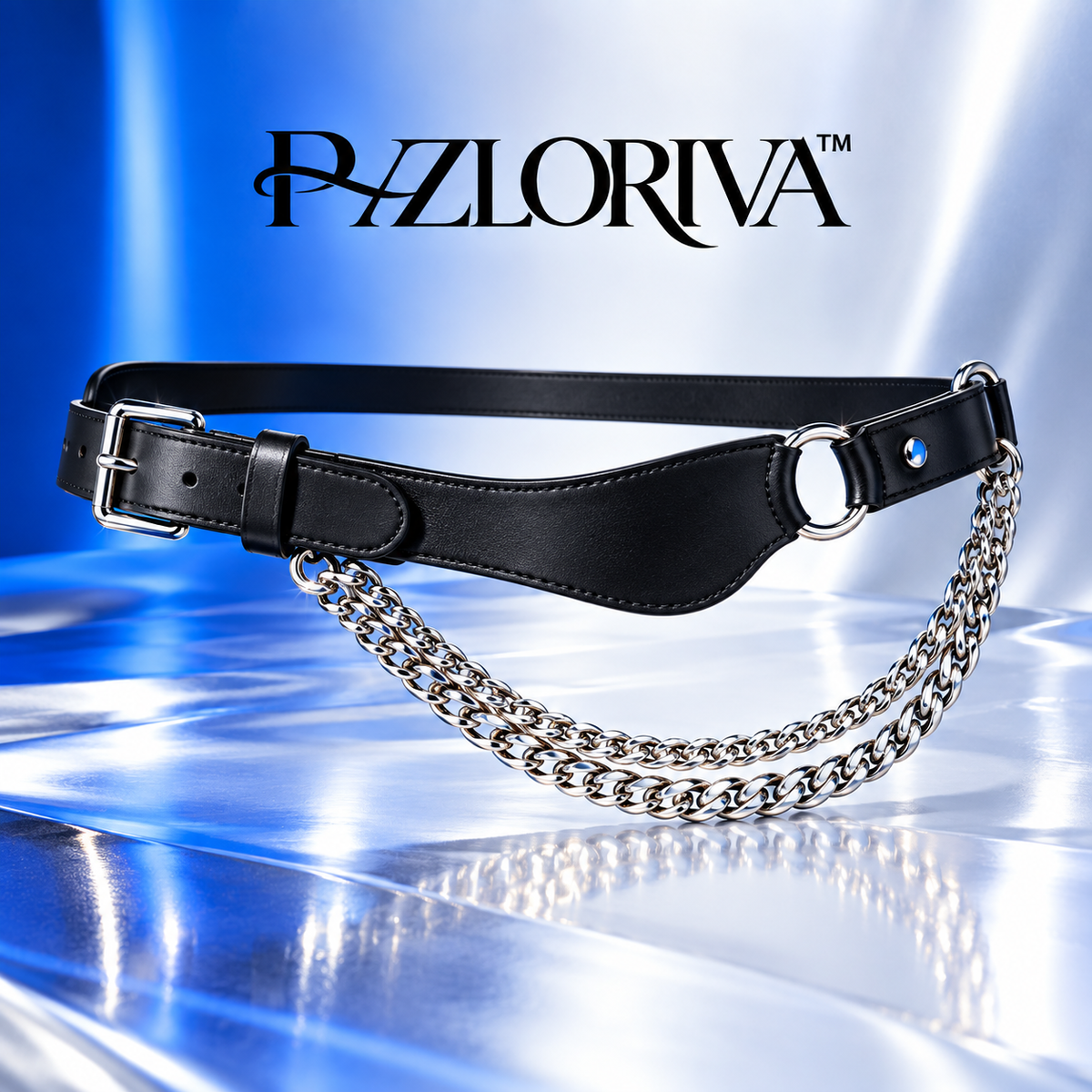 PYZLORIVA™ Noctelle Chain-Drape Belt