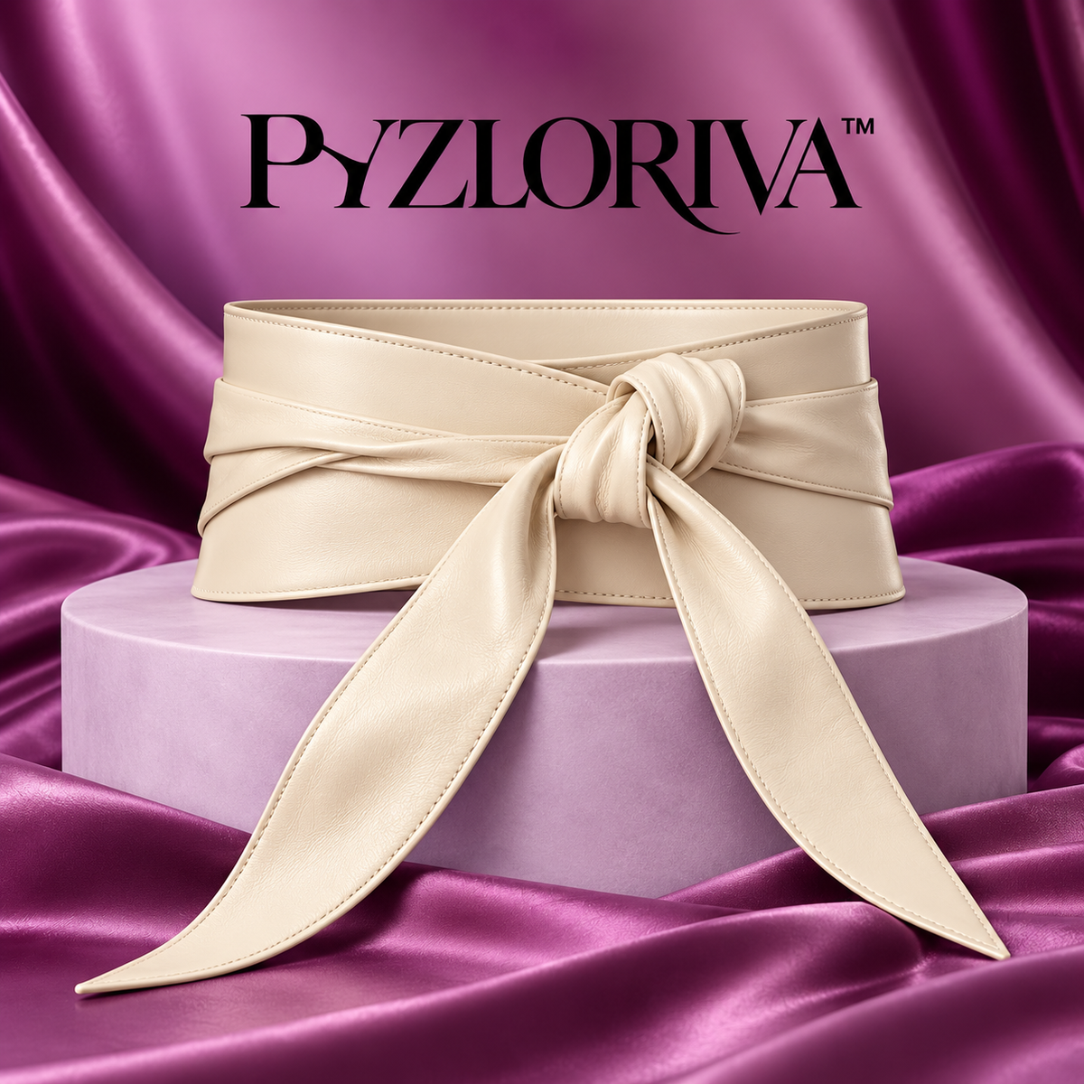 PYZLORIVA™ Solenne Wrap-Tie Belt