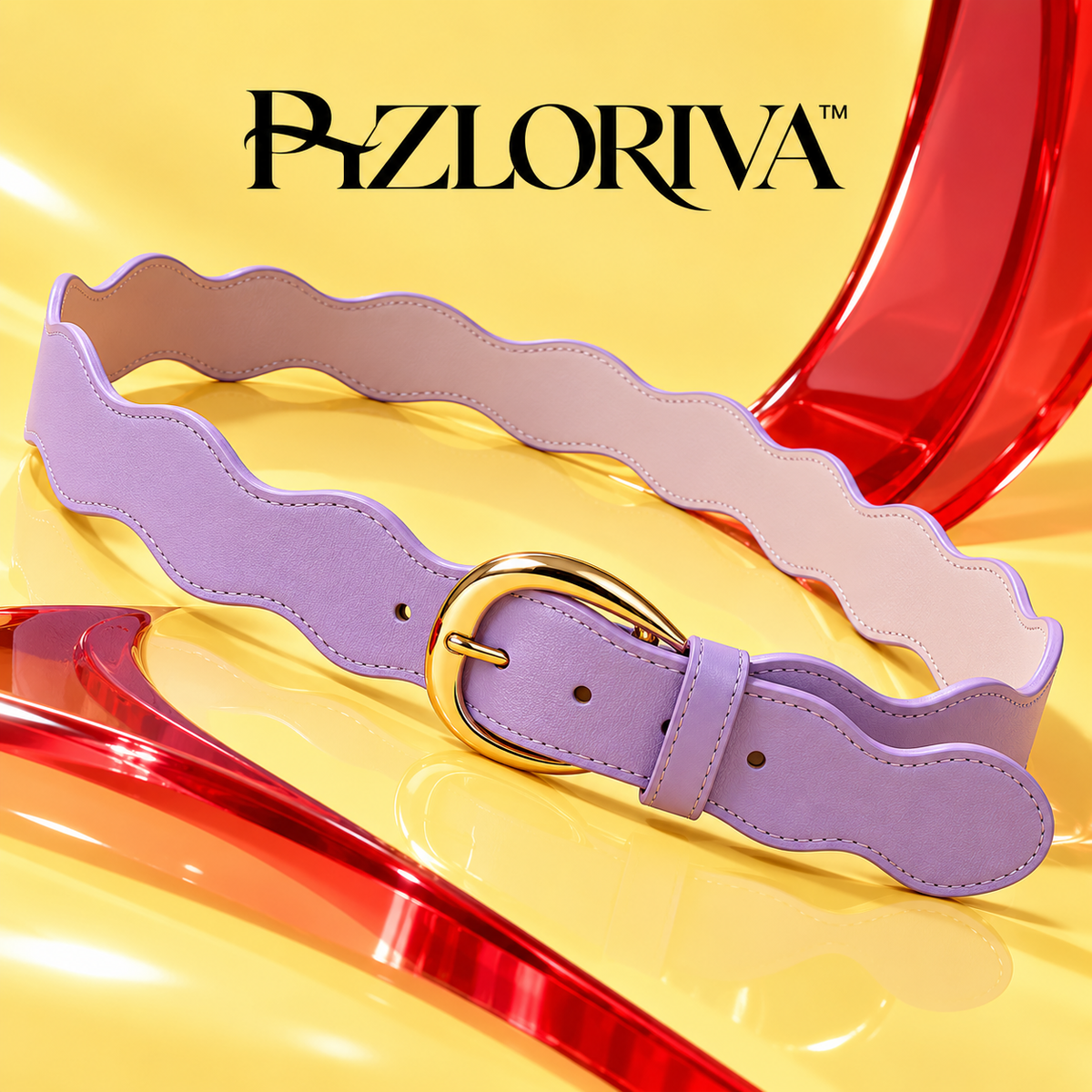 PYZLORIVA™ Elowen Wave-Edge Belt